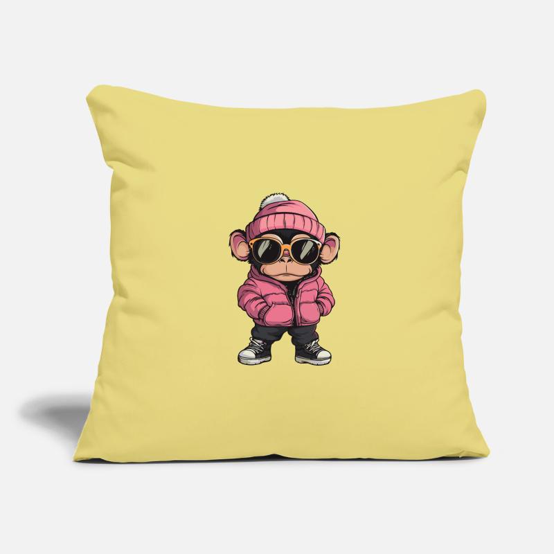 Monkey Cool Comic Sofa pillowcase 17,3'' x 17,3'' (45 x 45 cm)