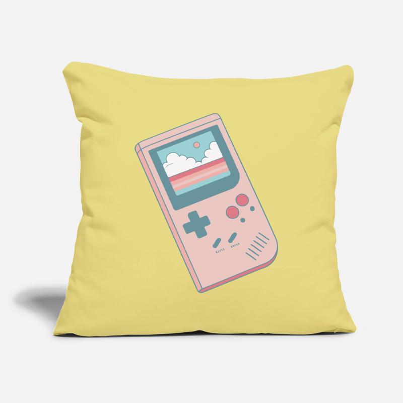 Pastel retro console table Sofa pillowcase 17,3'' x 17,3'' (45 x 45 cm)