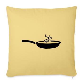 Pan Icon - Sofa pillowcase 17,3'' x 17,3'' (45 x 45 cm) - washed yellow - Front