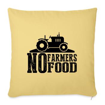 landwirt farmer - Sofakissenbezug 45 x 45 cm - Hellgelb - Vorne