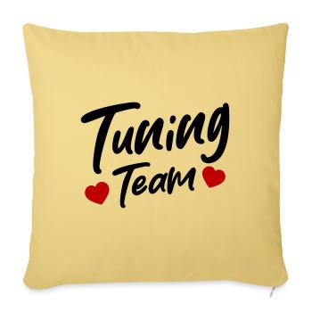 Tuning Team - Sofa pillowcase 17,3'' x 17,3'' (45 x 45 cm) - washed yellow - Front