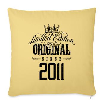 2011 limited edition - Sofakissenbezug 45 x 45 cm - Hellgelb - Vorne