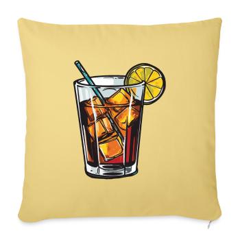 Limonade Drink - Sofakissenbezug 45 x 45 cm - Hellgelb - Vorne