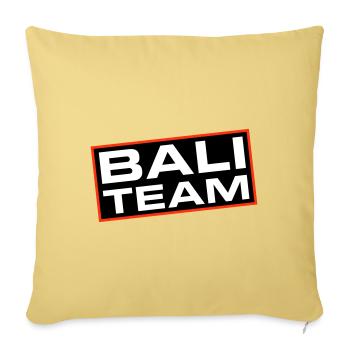Bali Team - Sofa pillowcase 17,3'' x 17,3'' (45 x 45 cm) - washed yellow - Front