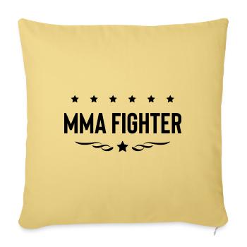MMA Fighter Mixed Martial Arts - Sofakissenbezug 45 x 45 cm - Hellgelb - Vorne