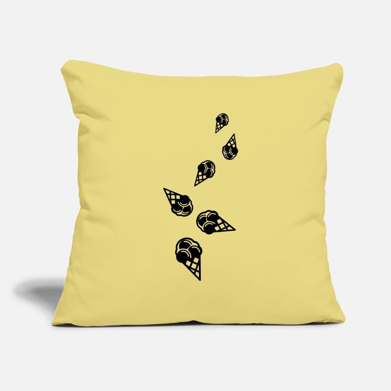 Icône d’icône de glace Housse de coussin décorative 45 x 45 cm