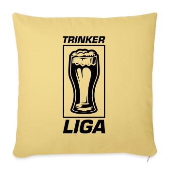 Trinker Liga - Sofakissenbezug 45 x 45 cm - Hellgelb - Vorne