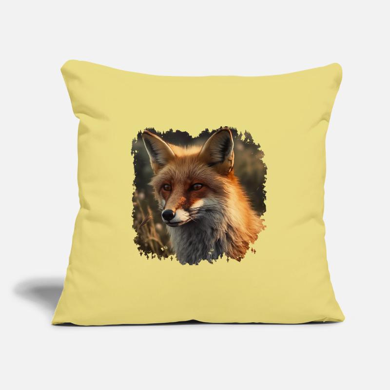 Smart as a fox Sofa pillowcase 17,3'' x 17,3'' (45 x 45 cm)
