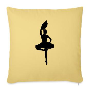 ballet tänzerin - Sofakissenbezug 45 x 45 cm - Hellgelb - Vorne