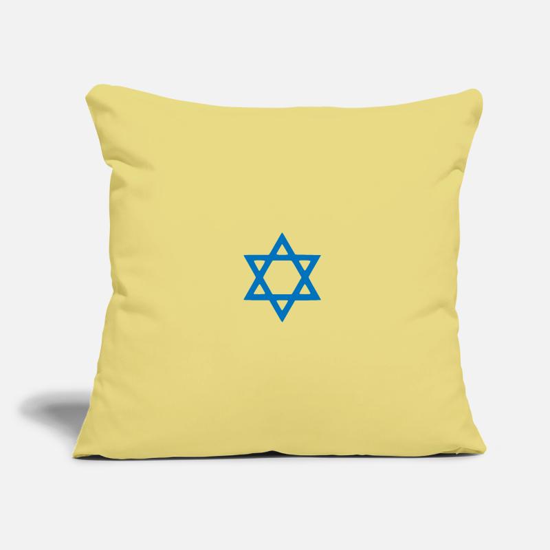 David étoiles Housse de coussin décorative 45 x 45 cm
