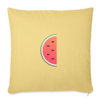 Summer watermelon - Sofa pillowcase 17,3'' x 17,3'' (45 x 45 cm) - washed yellow - Front