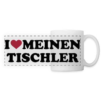 Tischler - Panoramatasse - Weiß - Vorne
