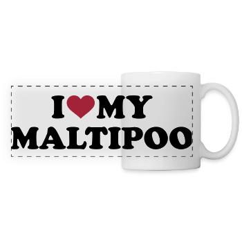 Maltipoo - Panoramatasse - Weiß - Vorne