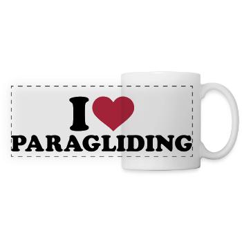 Paragliding - Panoramatasse - Weiß - Vorne