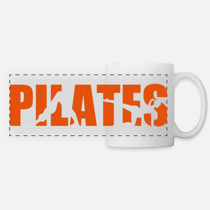 Pilates - Panoramic Mug - white