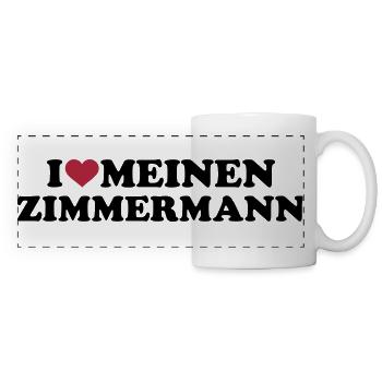 Zimmermann - Panoramatasse - Weiß - Vorne