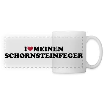 Schornsteinfeger - Panoramatasse - Weiß - Vorne