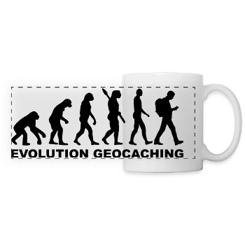 Geocaching - Panoramatasse - Weiß - Vorne
