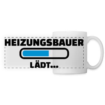 Heizungsbauer - Panoramatasse - Weiß - Vorne