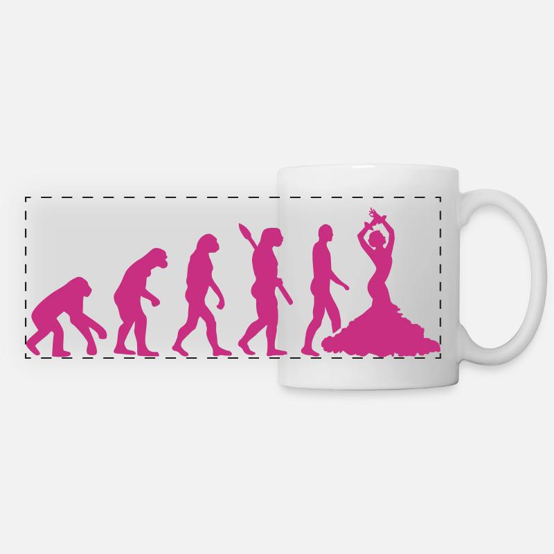 Flamenco - Panoramic Mug - white