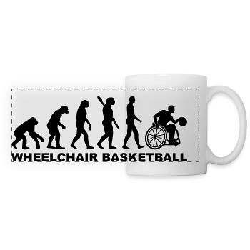 Rollstuhlbasketball - Panoramatasse - Weiß - Vorne