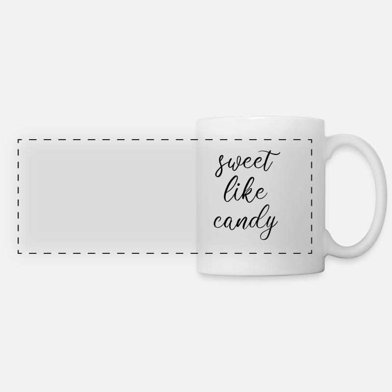 Sugar sweet - Panoramic Mug - white
