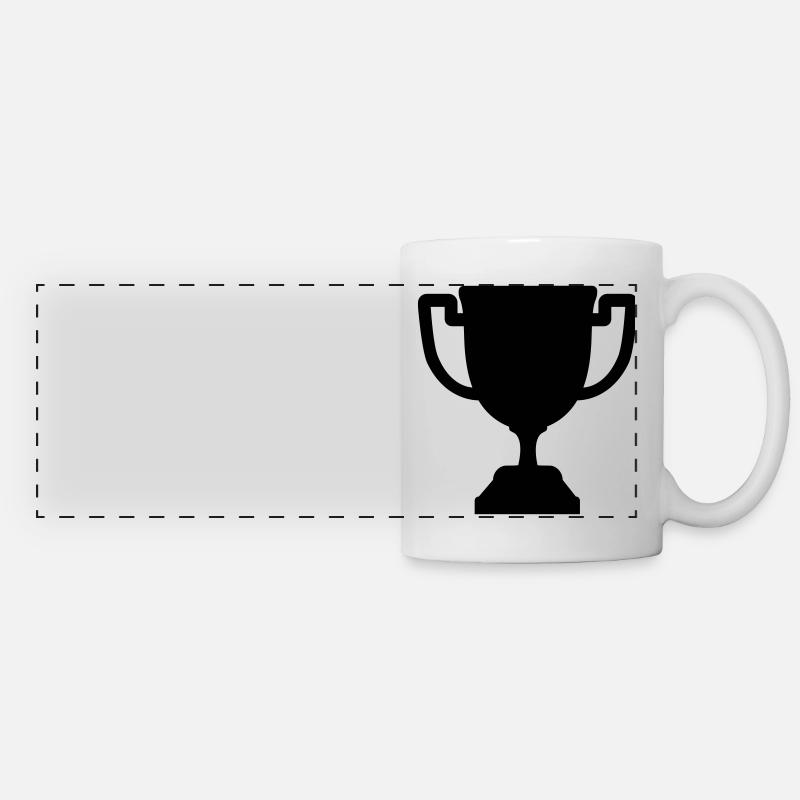 Cup Symbol Champion - Panoramic Mug - white