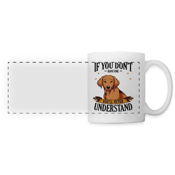 Golden Retriever - Panoramatasse - Weiß - Vorne