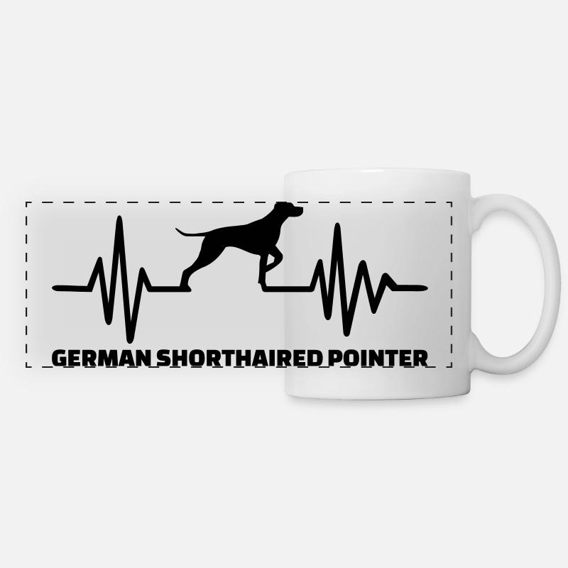 German Shorthaired Pointer - Panoramic Mug - white