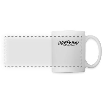 Dorfkind cooler Spruch stolz Geschenkidee - Panoramatasse - Weiß - Vorne