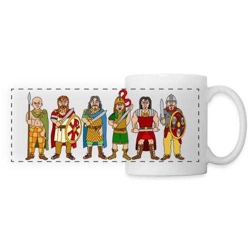 Post-Roman British Warriors - Panoramic Mug
