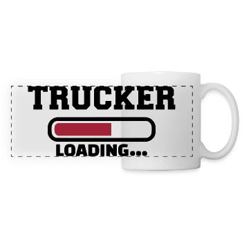 Trucker - Panoramic Mug - white - Front
