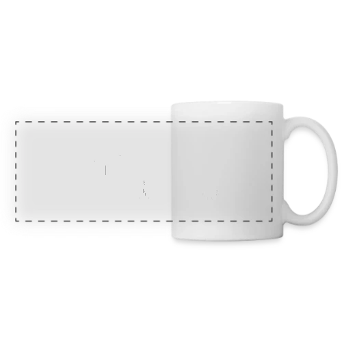 Silhouette Parisienne Élégante - Mug panoramique contrasté et blanc