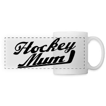 Hockey-Mamma - Panoramatasse - Weiß - Vorne