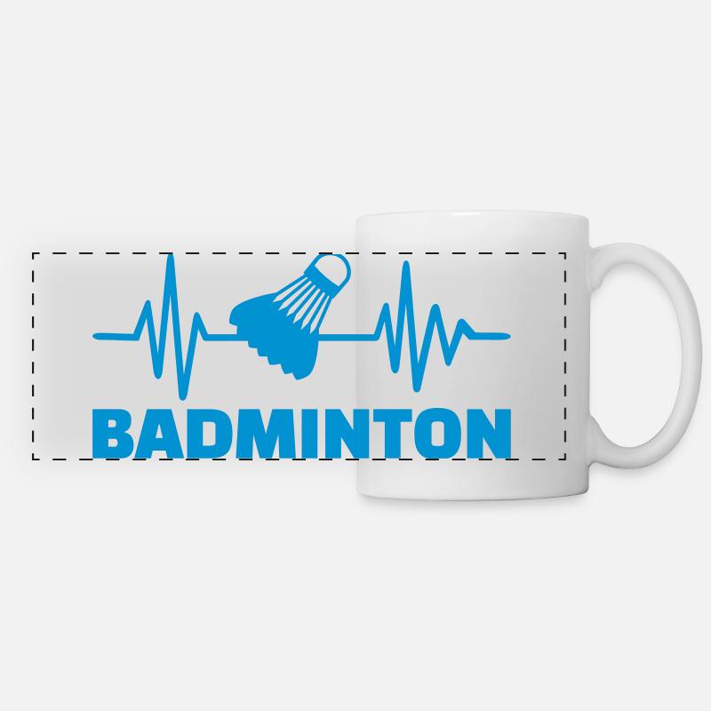 Badminton - Panoramatasse - Weiß