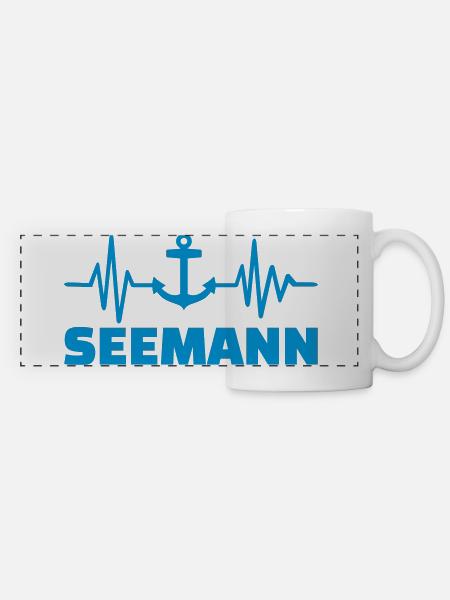 Seemann - Panoramatasse - Weiß