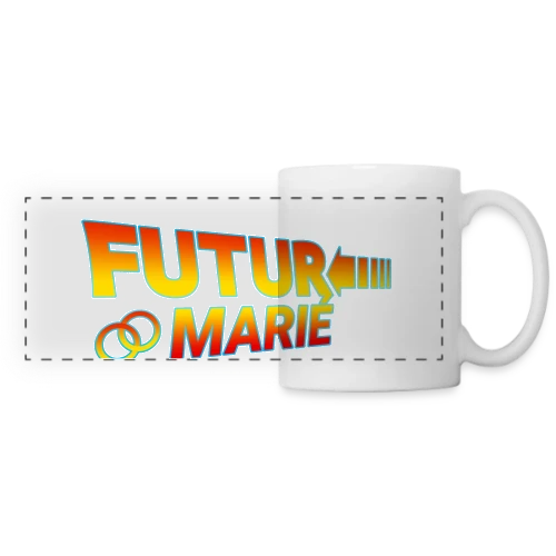 Futur Marié Style Cinéma - Mug panoramique contrasté et blanc