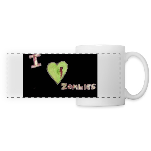 i heart zombies - Panoramic Mug