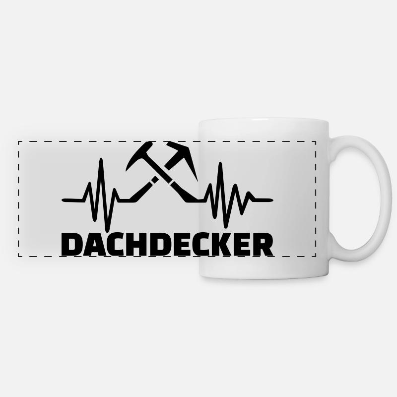 Dachdecker - Panoramatasse - Weiß