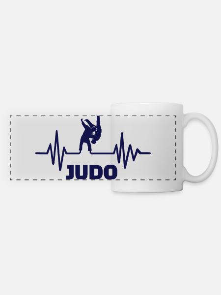 Judo - Panoramatasse - Weiß