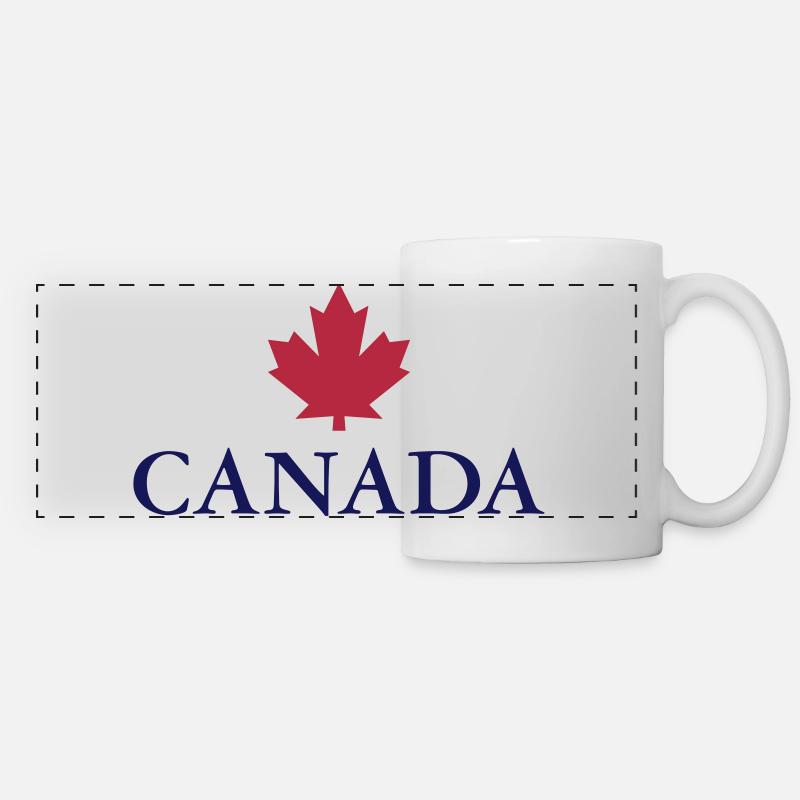 Canada Ottawa Ahorn Maple Leaf Kanada Amerika - Panoramatasse - Weiß