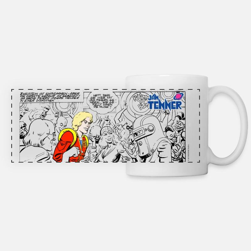 Jan Tenner Comic Tasse - Panoramatasse - Weiß