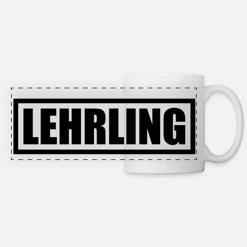 Lehrling - Panoramatasse - Weiß