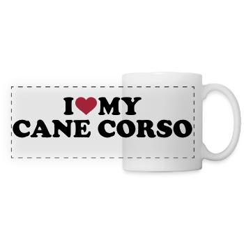Cane Corso - Panoramic Mug - white - Front