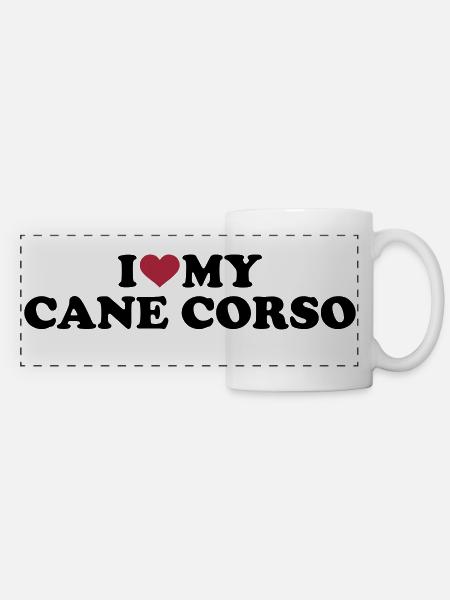 Cane Corso - Panoramatasse - Weiß