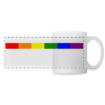 The Pride Strip - Panoramic Mug - white - Front
