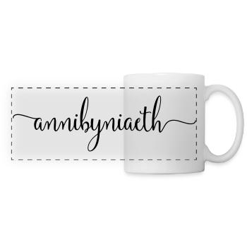 Annibyniaeth, Independence, Welsh, Wales - Panoramic Mug - white - Front
