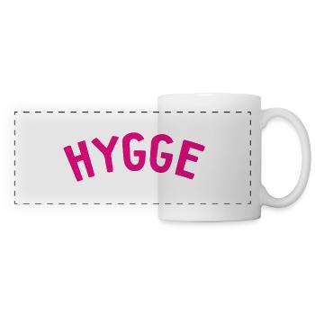 Hygge Scandinavian Lifestyle - Panoramic Mug - white - Front