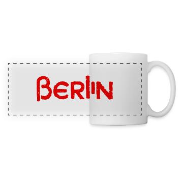 Berlin - Capitale - Allemagne - Allemagne - Mug panoramique contrasté et blanc - blanc - Devant