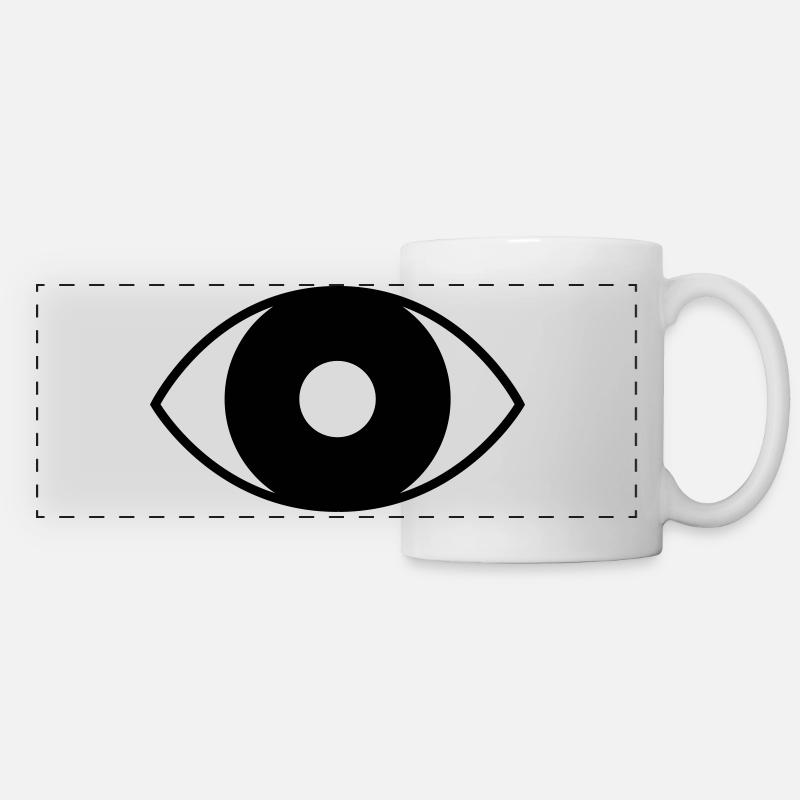 I SEE U - Panoramic Mug - white